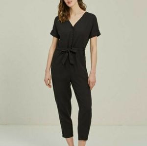 Fat Face Jumpsuit Size 2 Rhio Linen Blend NWT